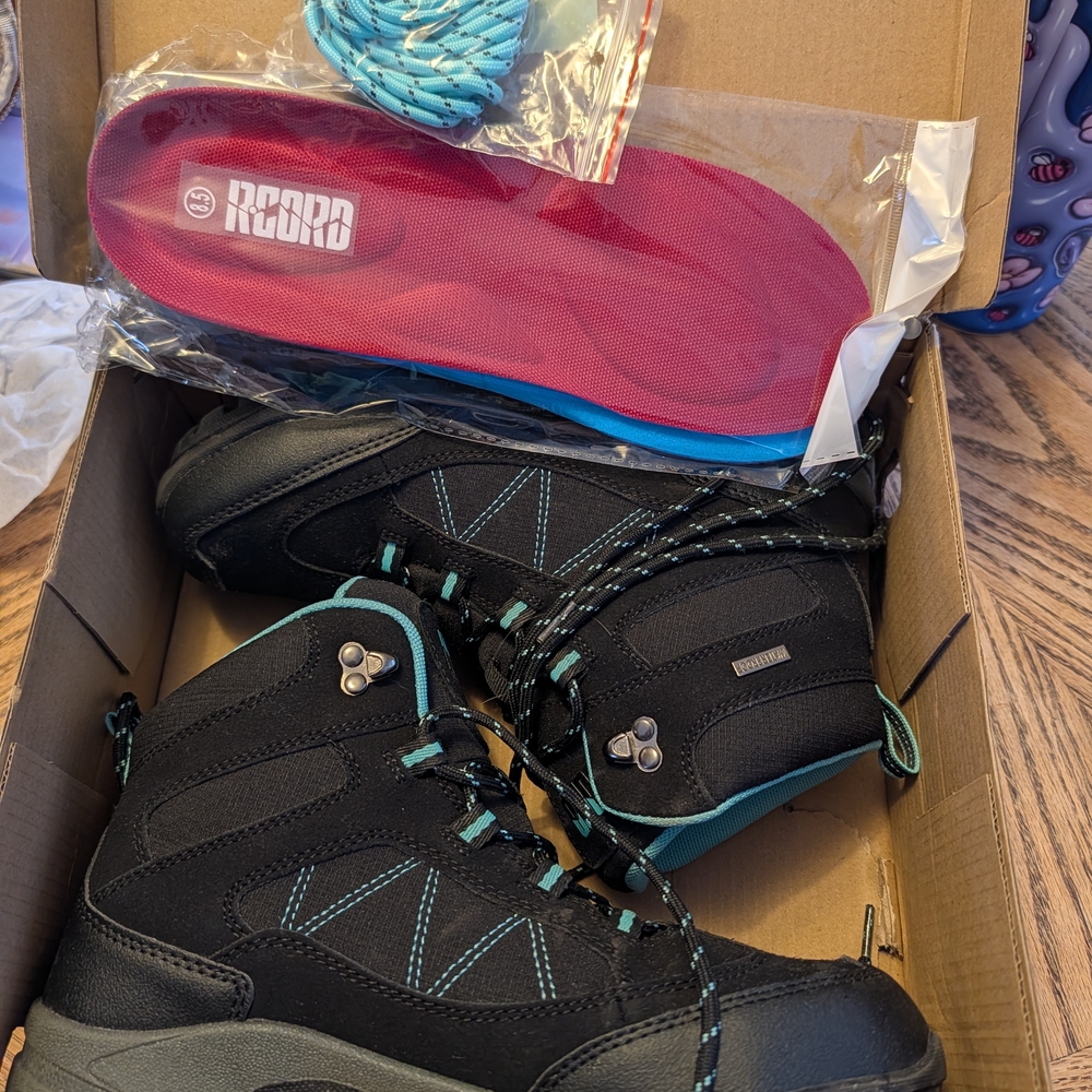 Women's Black Lace Up Boots